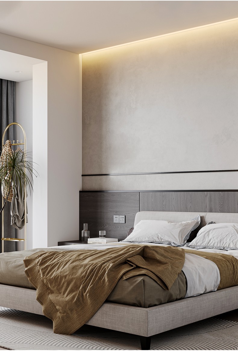 简杰 免吊顶反光灯槽客厅明装悬浮洗墙灯回光灯带免开槽无主灯线性铝