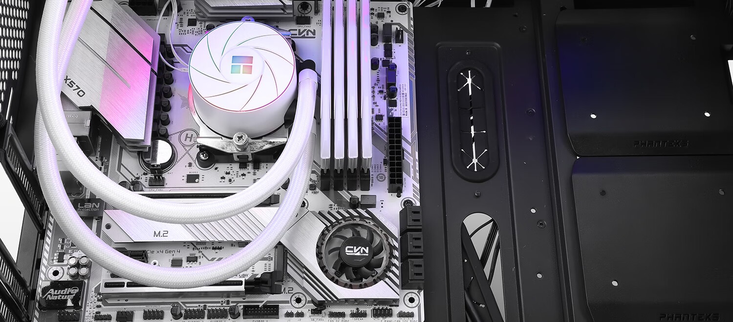 利民thermalrightae240whiteargb360一体式水冷散热器台式风扇ae360