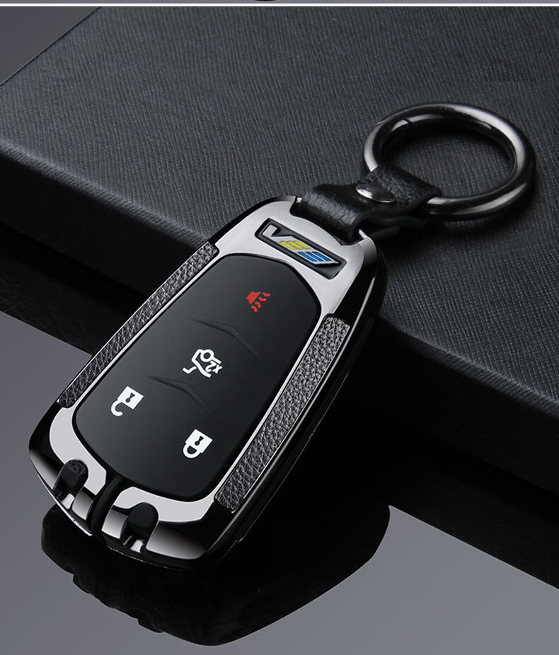 银海豚适用于凯迪拉克xt5钥匙包xtsatslxt4srxct6cts汽车钥匙套壳扣五