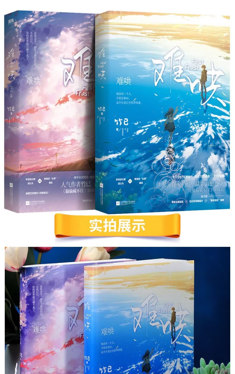 难哄全册12正版实体书人气畅销作家原创青春校园竹已小说温柔治愈口碑