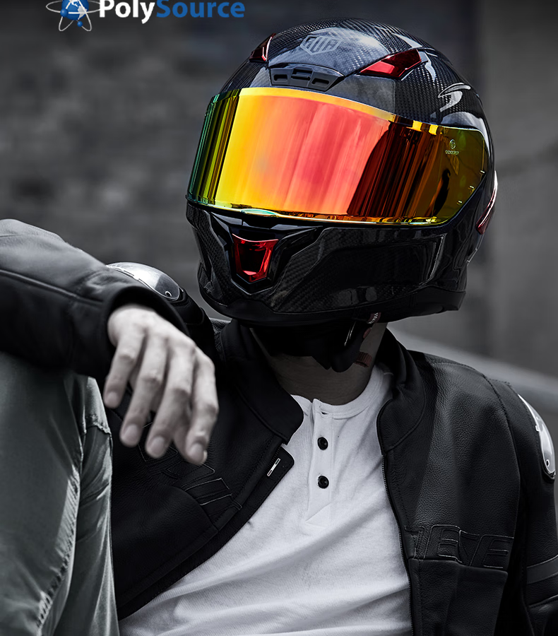 ava闪电light头盔男女摩托车碳纤维冬季防雾机车全盔赛车跑车四季通用