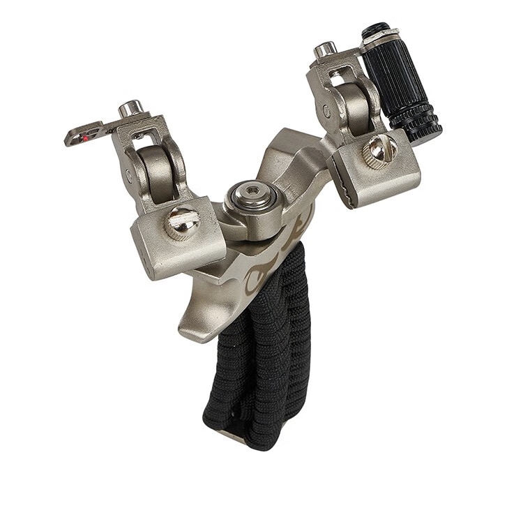 huwairen不锈钢扁皮弹珠弹弓皮子器全钢配件精准传统户外装备军迷用品