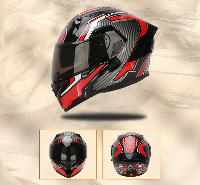 qudas奇达士德国本土进口品牌双镜片揭面盔摩托车头盔男女全盔全覆式