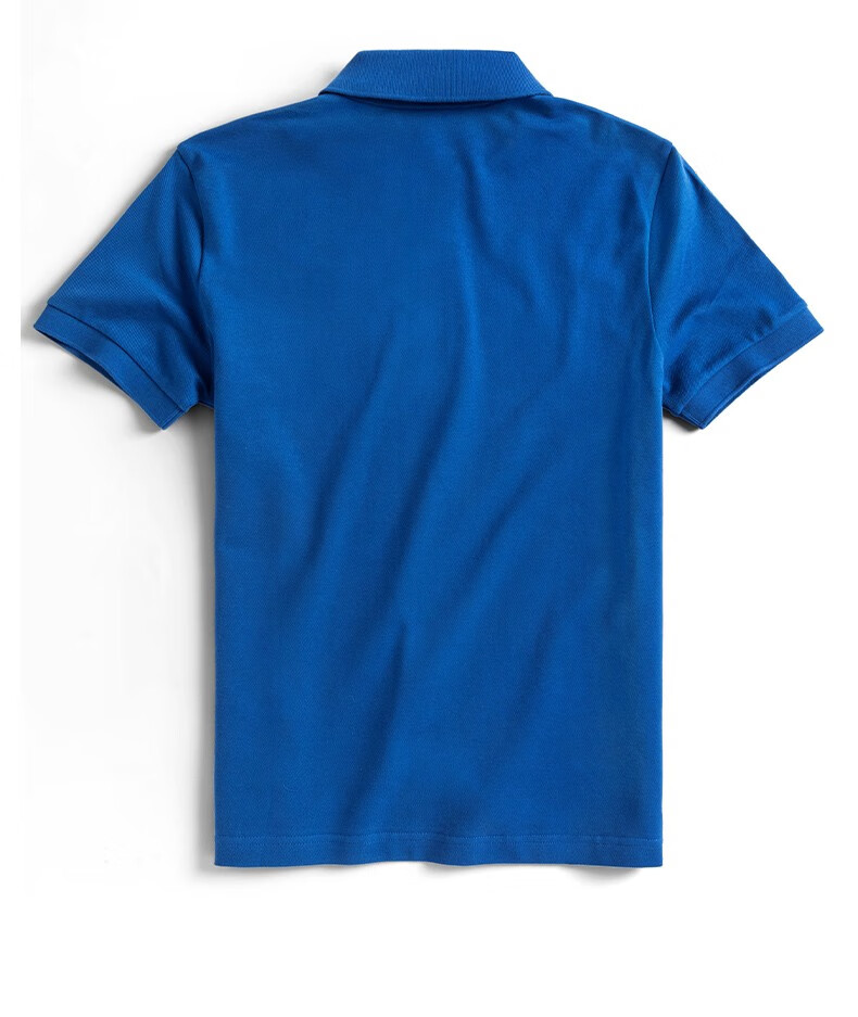 Mr.Bu T-Shirt Spring And Summer Short-Sleeve Polo Shirt, Solid Color Men's Clothing, Middle-Aged Casual Undershirt, Deep Royal Blue, L/175 19