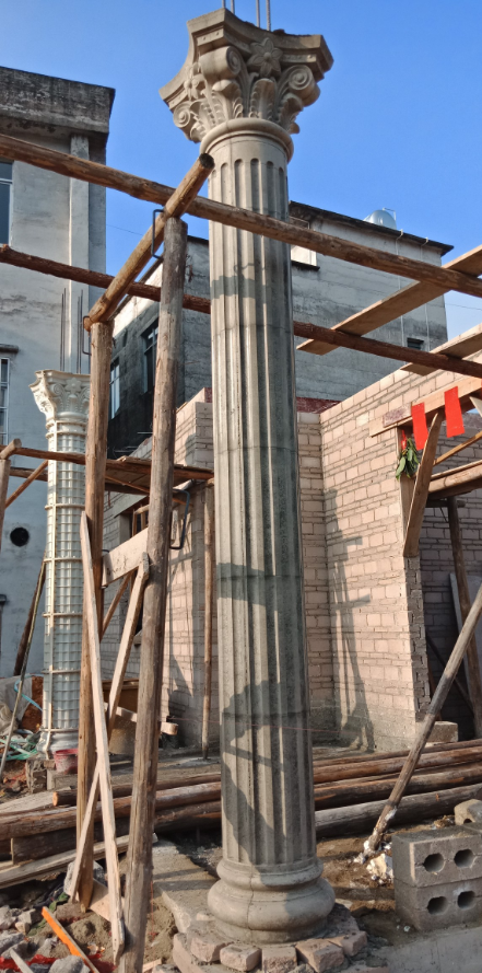 欧式加厚罗马柱模具外墙建筑别墅大门现浇水泥圆形柱子模型圆柱模具