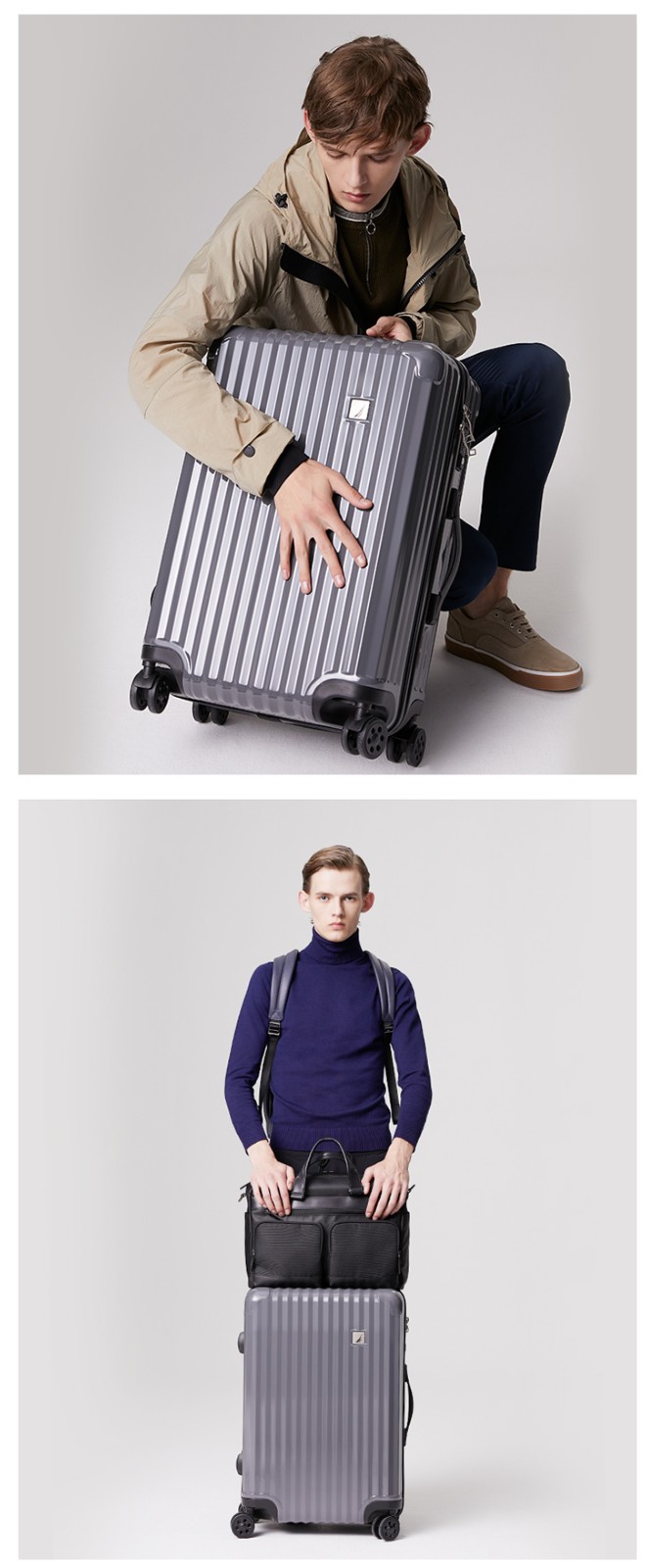 nautica行李箱男大容量出行旅行箱万向轮铝框拉杆箱女学生密码箱登机