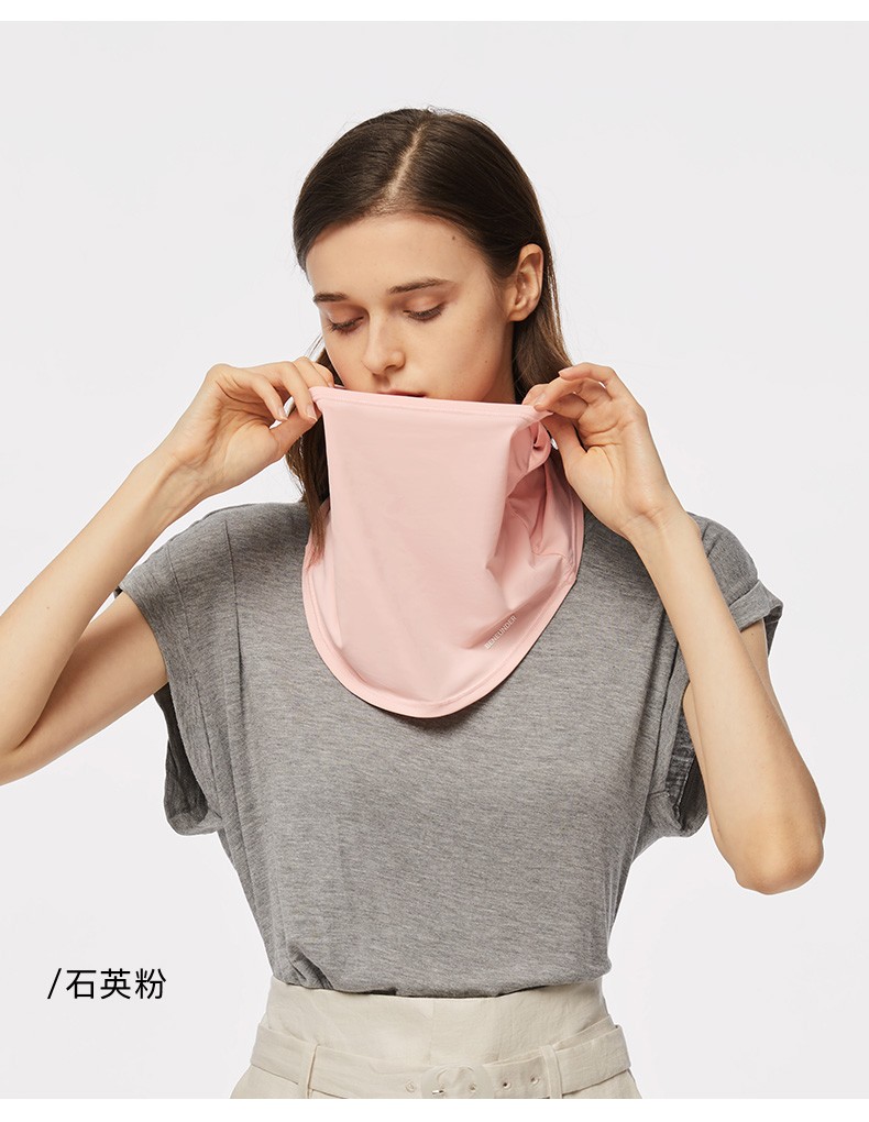 蕉下防晒围脖防紫外线挂耳面纱围巾开车防晒神器遮脸夏天冰丝围巾