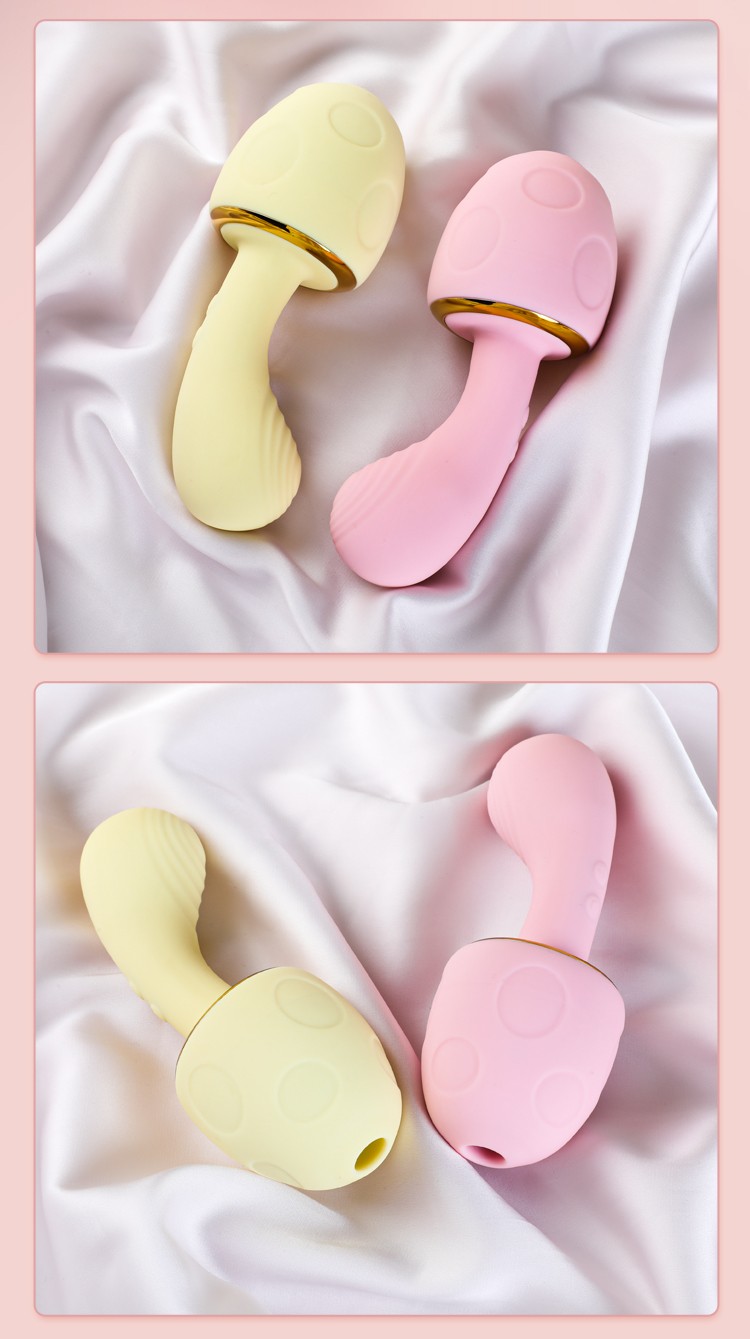 touch miss塔驰密司女性工具性用具吸舔采蘑菇震动棒 深红色【图片