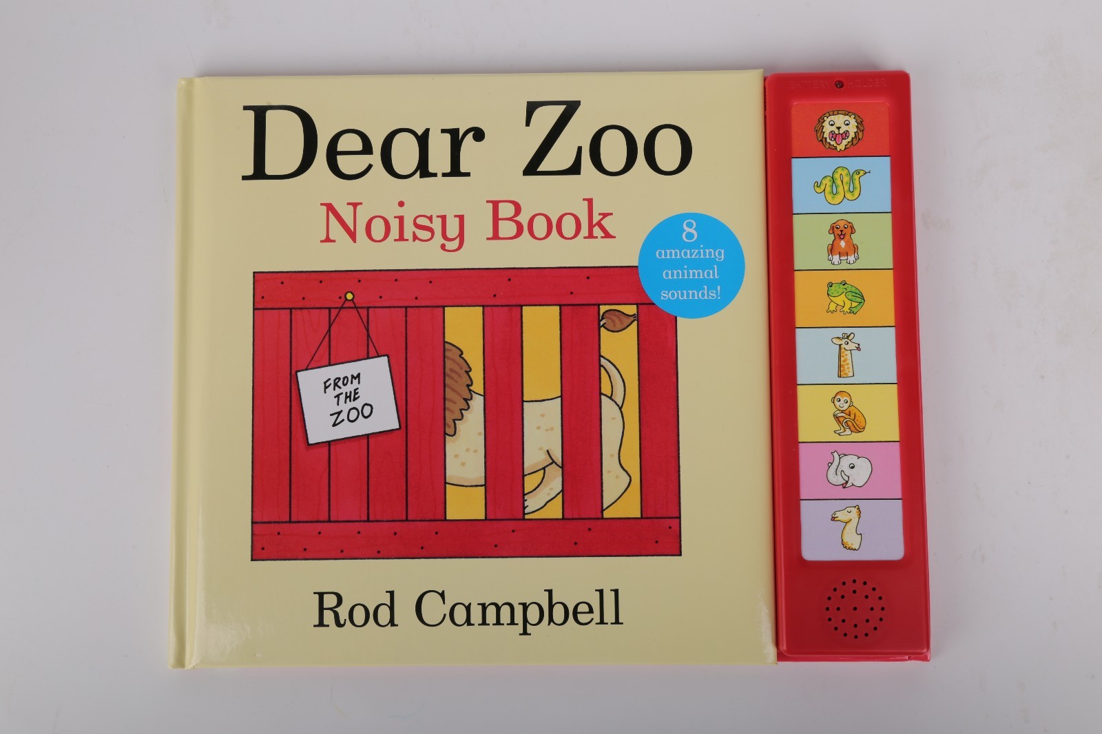 预订dearzoonoisybook亲爱的动物园一本卡板翻翻书英文原版儿童绘本有