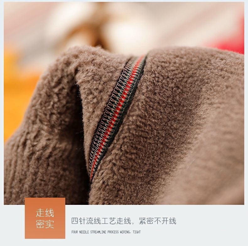 92812-拍拍狼 羊脂绒打底裤380g秋冬季棉质高腰显瘦小黑裤女加绒加厚防寒保暖一体连裤 黑色(踩脚) 【380g】-均码【80-150斤】-详情图