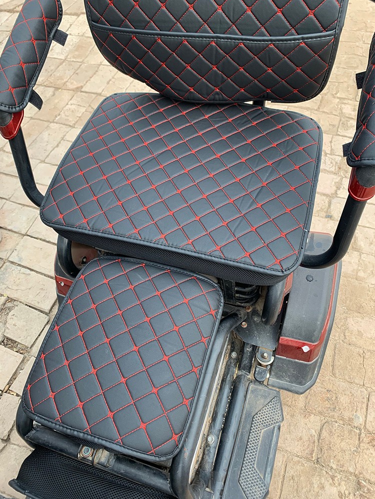 适用于爱玛雅迪乐酷小鸟艾美达电动三轮车坐垫套金彭万仕达台铃三连坐