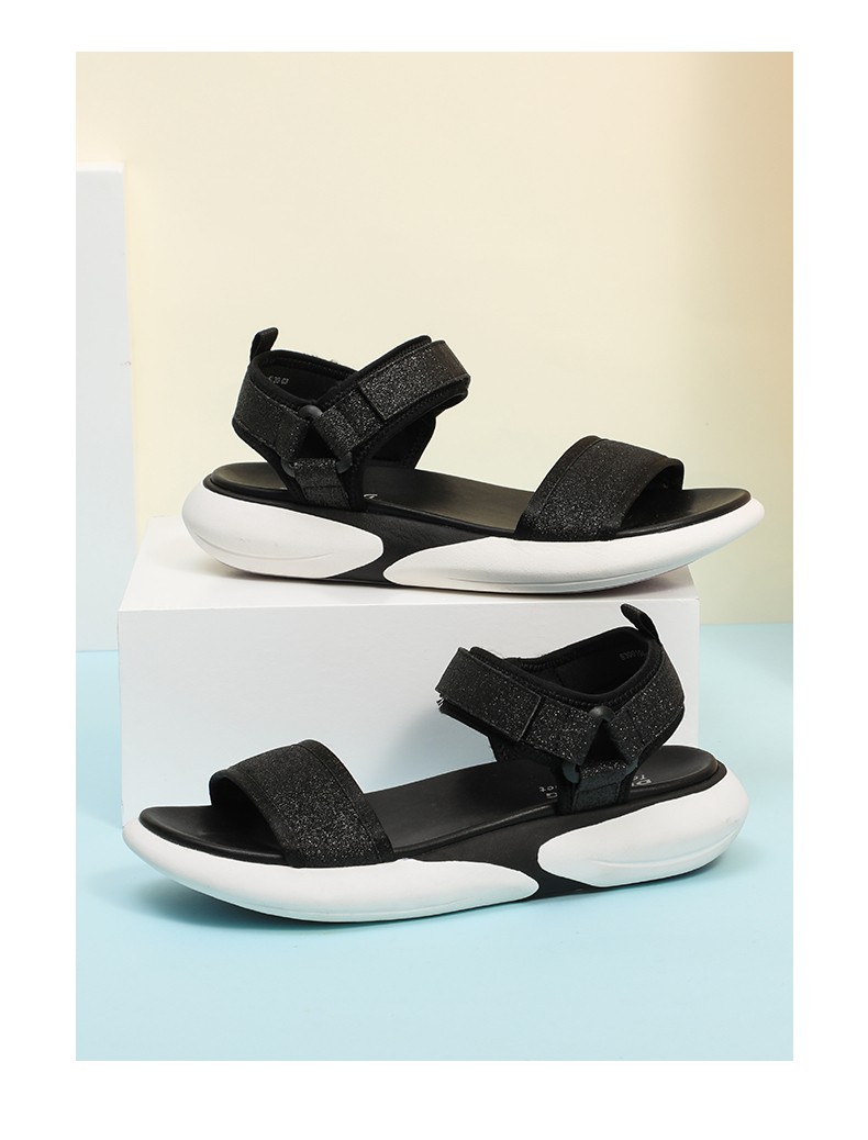 江博士女鞋成人夏季新品一字带凉鞋简约时尚休闲运动舒适凉鞋s3001042