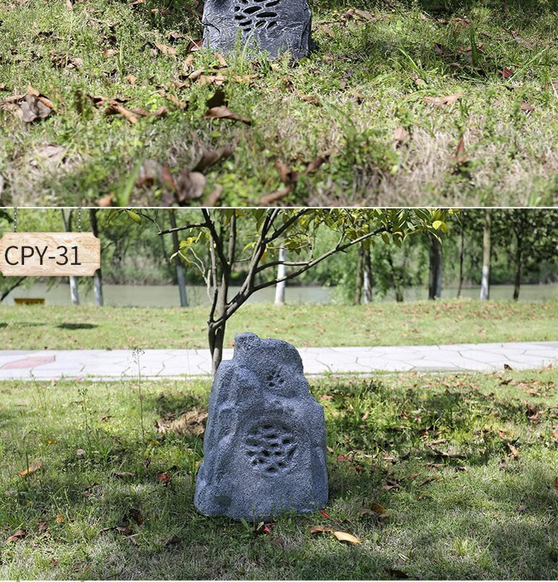 abdt 室外园林防水草坪石头音响音箱仿真喇叭巫户外花园景区公园景观