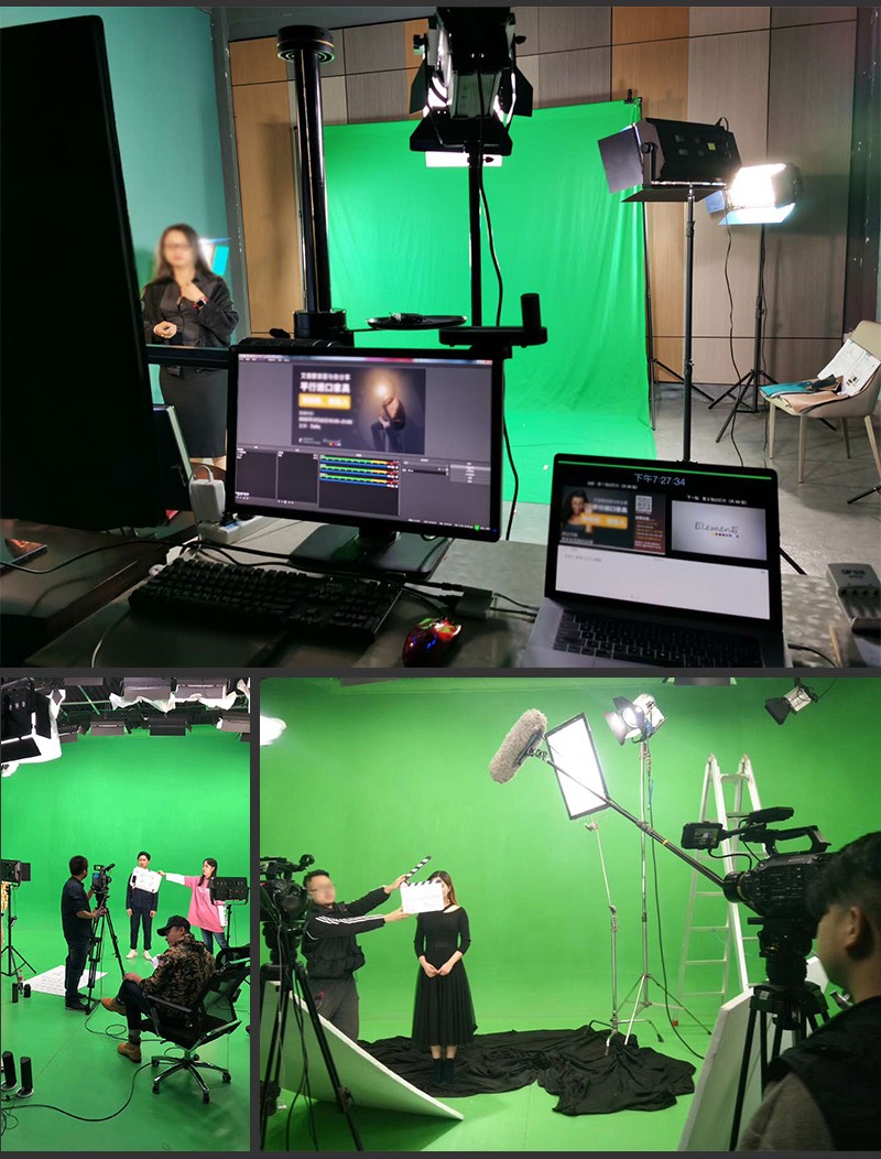 津圻绿幕背景布加厚涤棉/无纺布专业影视频直播扣图幕布支架拍摄布