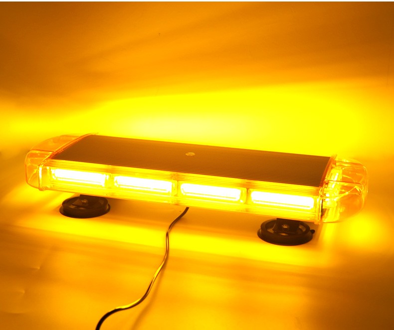 高亮进口led吸顶爆闪灯救援车12v24v工程黄色警灯拖车载警示灯强磁