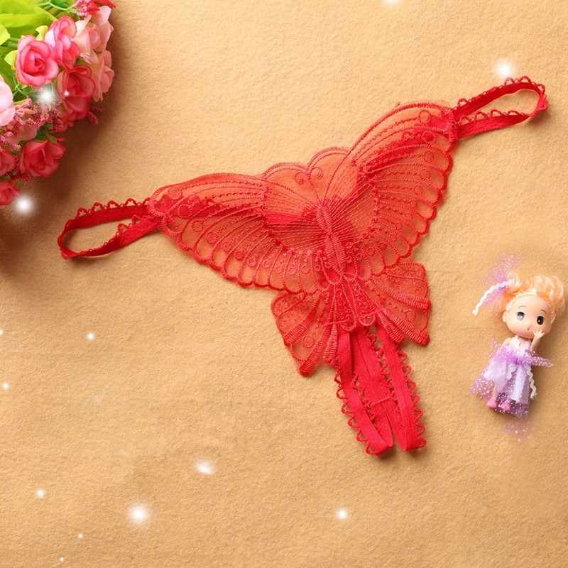 sinihuaji4条丁字裤女性感蕾丝无痕内裤一根条绳细带t字裤欧美低腰