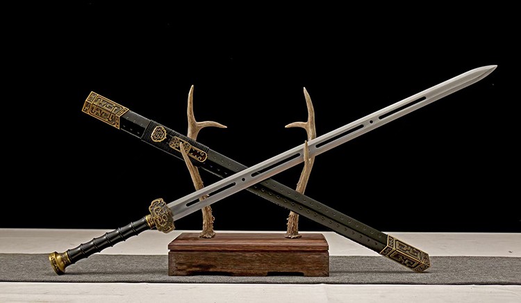百匠刀剑坊汉剑宝剑秦剑唐剑真剑古剑长剑武术剑刀具工艺品未开刃