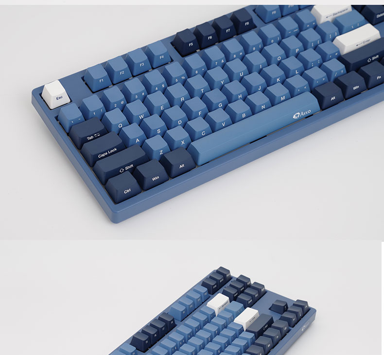 艾酷(a) akko 3087spÈ8海洋之星侧刻机械键盘 樱桃轴 有线游戏键盘