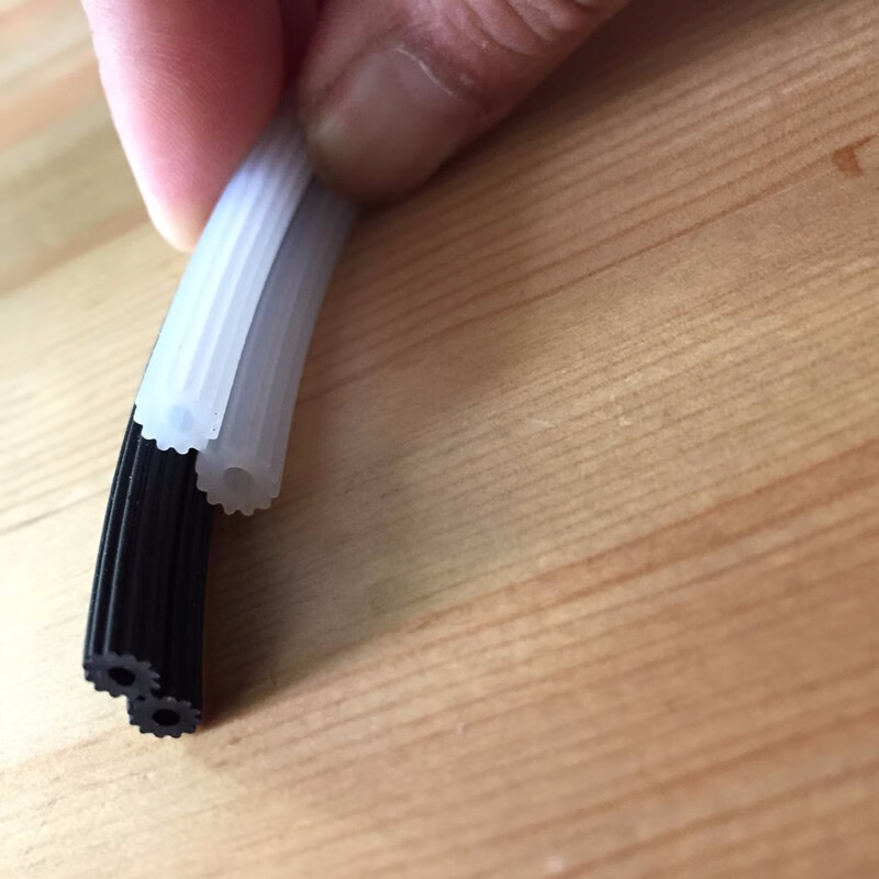 窗户嵌入皮胶条压纱条铝合金门窗卡条配件窗纱工具黑色55mm压条10米装