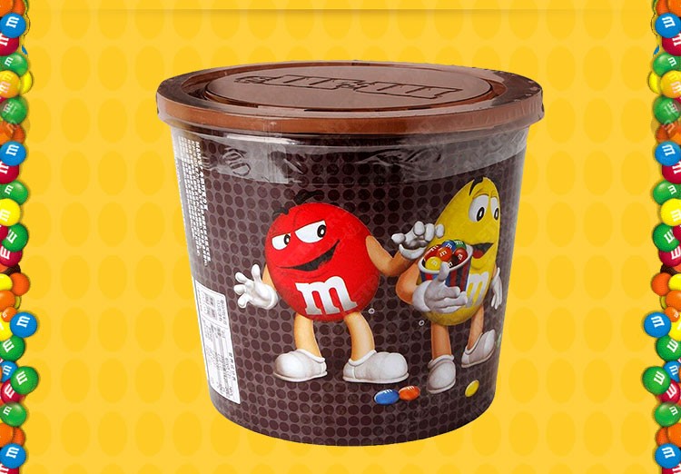 mms妙趣畅享牛奶混合巧克力豆270g桶装礼物儿童休闲零食mm豆妙趣牛奶