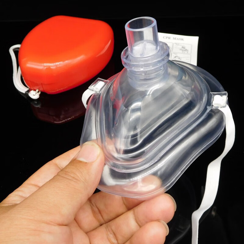 cpr呼吸面罩 心肺复苏面罩人工呼吸单向阀面罩急救护理培训 救护理