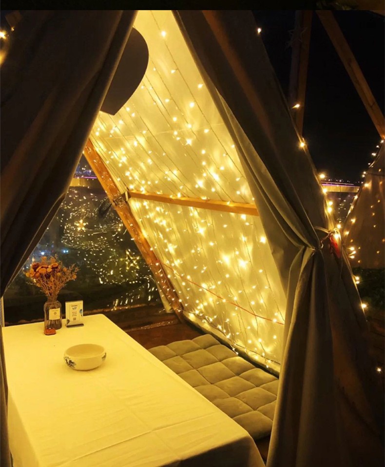 杰亚森ins印第安网红三角火锅帐篷室内外大人烧烤天台星空咖啡酒吧