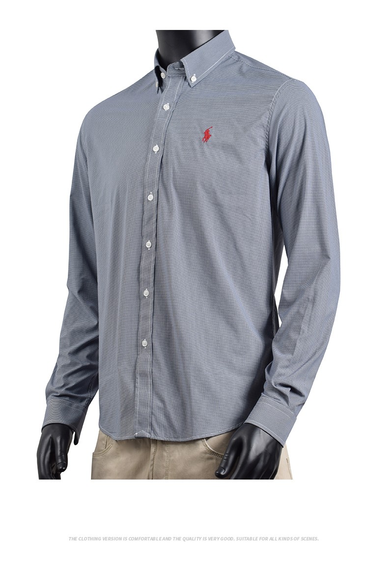 polo ralph lauren 保罗拉夫劳伦男装 男士春夏薄款衬衫 英伦风长袖