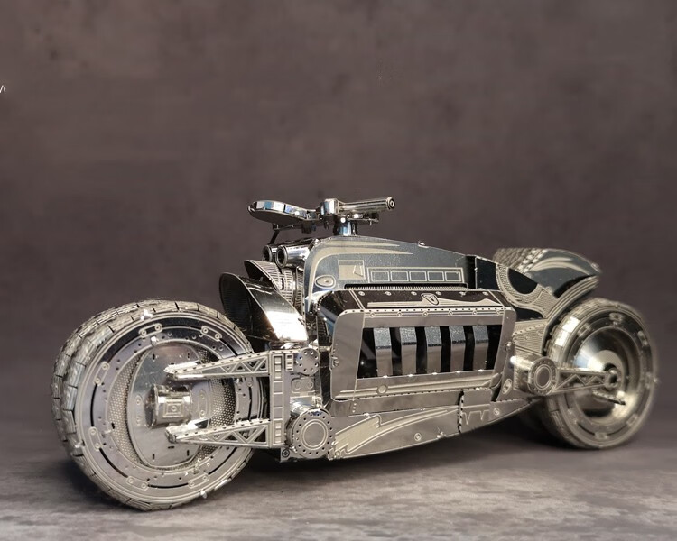 拼酷3d金属拼装模型 diy拼图新概念摩托车 机车 新概念摩托车 工具