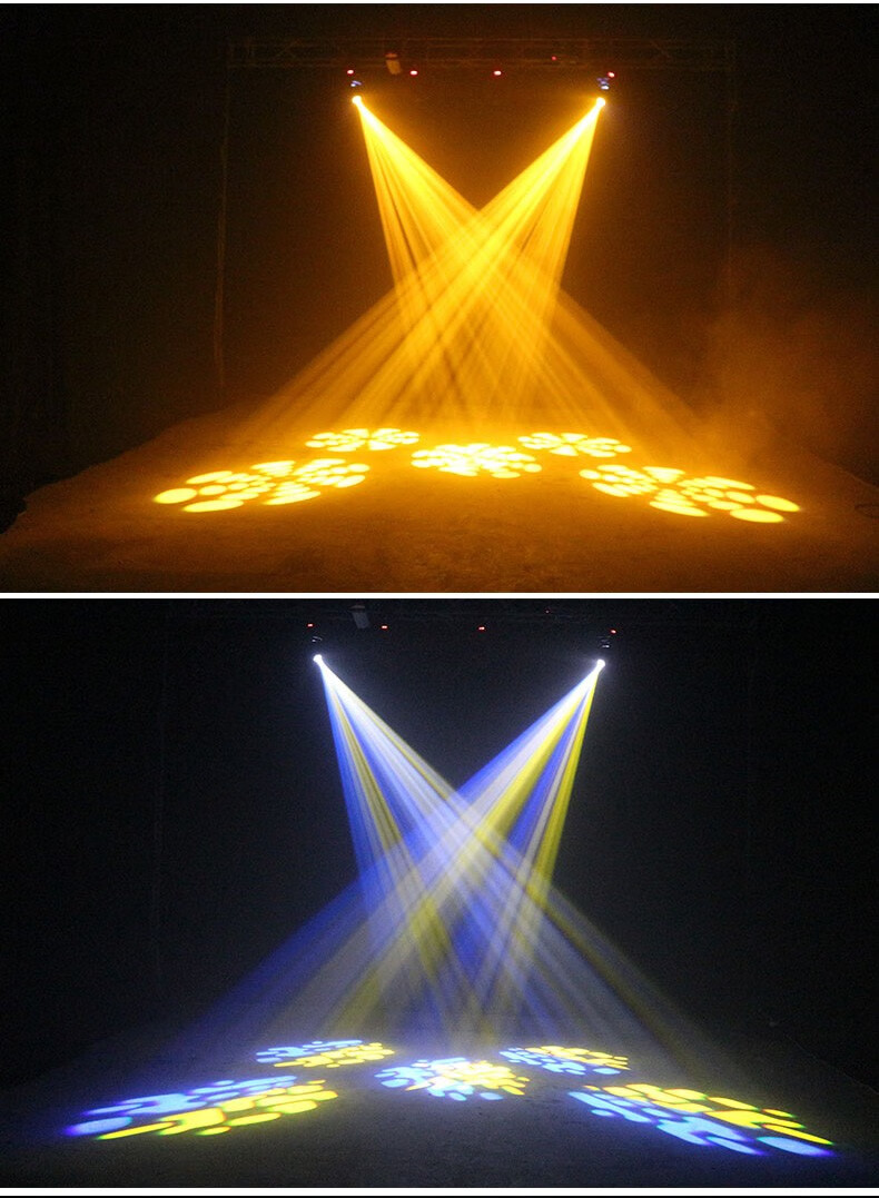 华夏珠江ktv智能包房酒吧电脑激光小光束灯摇头灯旋转清吧led图案舞台