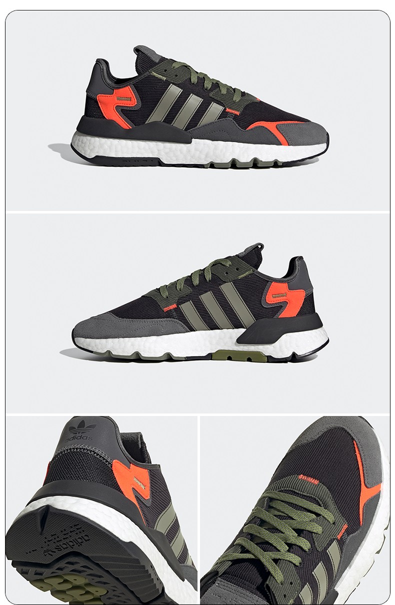 阿迪达斯三叶草 nite jogger 男鞋缓震休闲低帮新款复古老爹鞋运动鞋