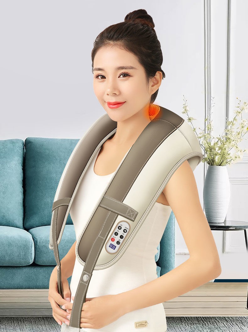 奥克斯 按摩器 颈部腰部肩部腿部按摩披肩 捶打颈肩乐捶打披肩 按摩