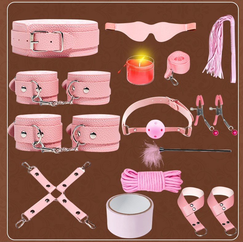 久爱另类sm玩具捆绑调教情趣用品手铐口塞女用束缚项圈链子穿戴套装