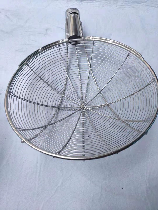 特大号不锈钢大笊篱 漏勺 盘丝线漏 炸篱 捞篱钢丝篱工厂食堂专用 40