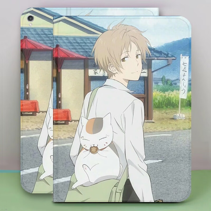 11寸硅胶保护壳夏目友人帐卡通动漫周边 cc【09号图】有笔槽款 ipad