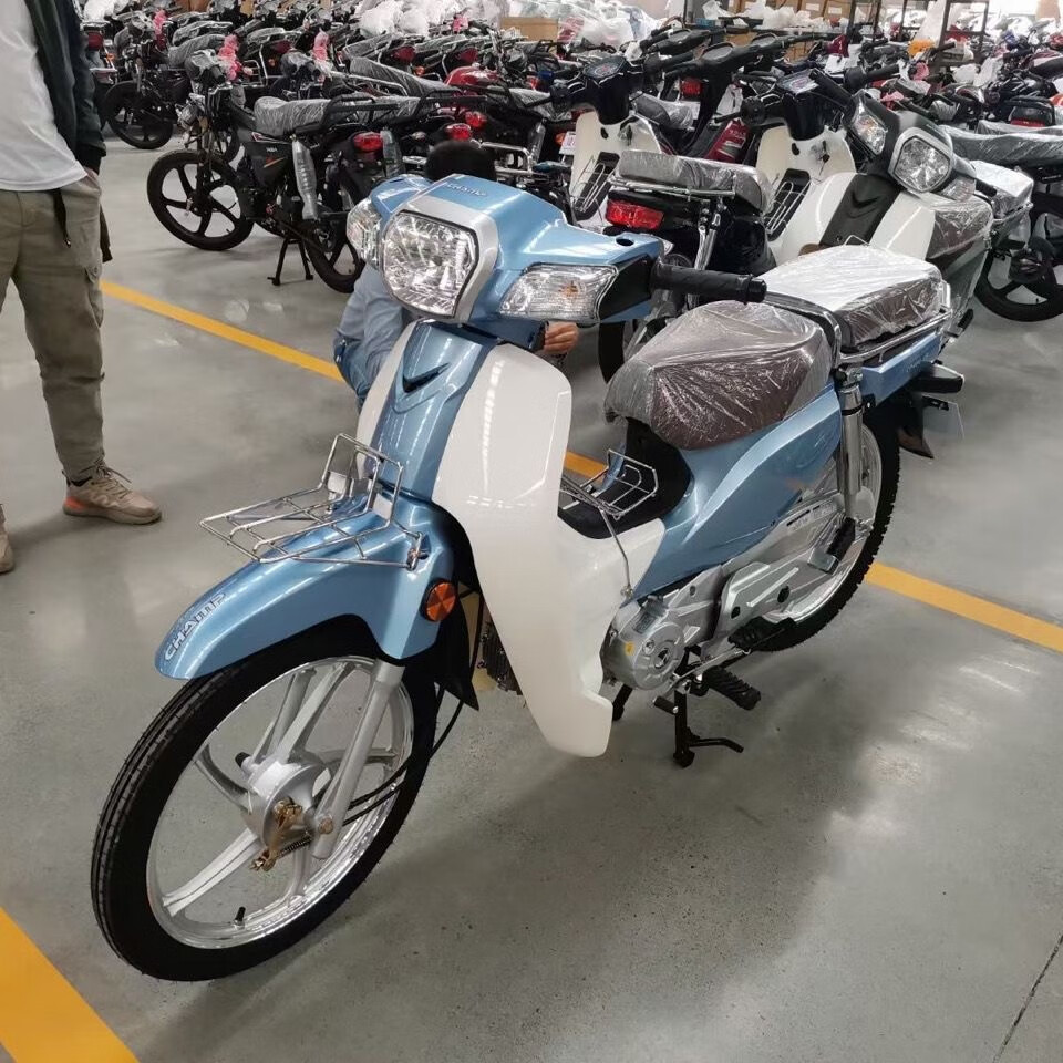 全新22款复古幼兽弯梁cub110排量标48可上蓝牌代步助力燃油摩托车