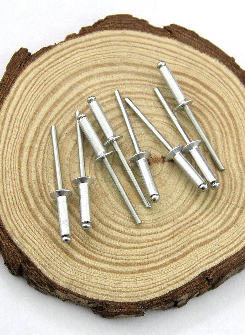 传测-铝制沉头拉铆钉铝抽芯铆钉平头抽心柳钉散装开口形拉铆钉m3.