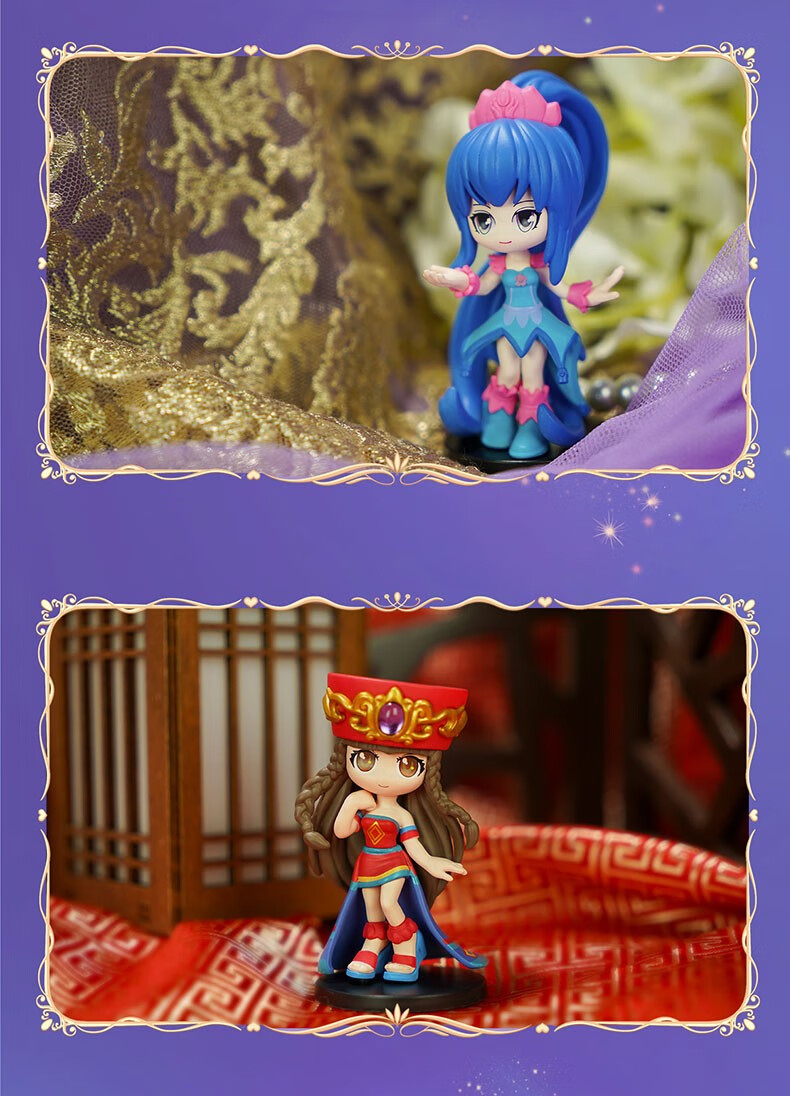 叶罗丽娃娃盲盒第三弹手办公仔女孩玩具时间公主金王子陈思思王默黑