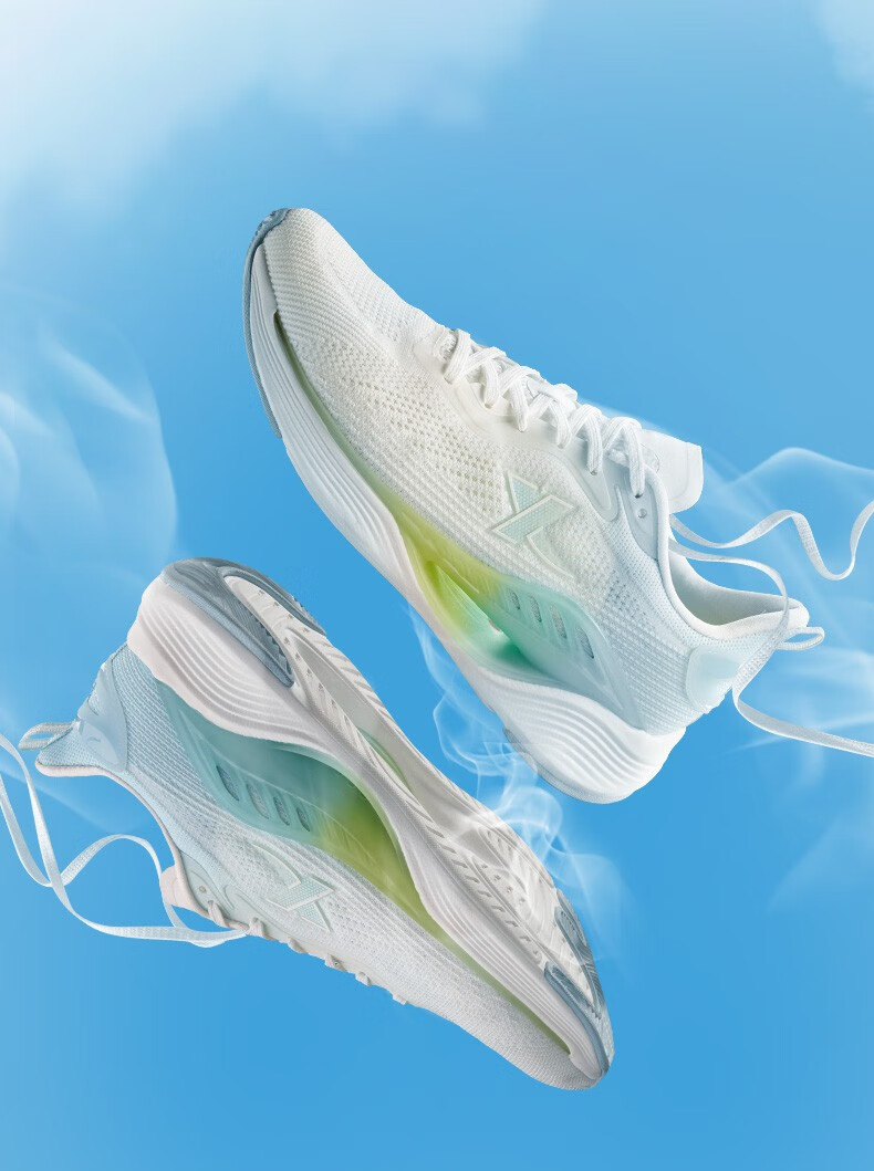 氢风科技50特步男鞋跑步鞋2022春夏新款网面透气轻便运动鞋防滑减震