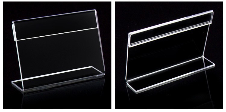 斯图(sitoo)价格牌 l型标签支架亚克力桌牌台签台牌台卡透明标价牌