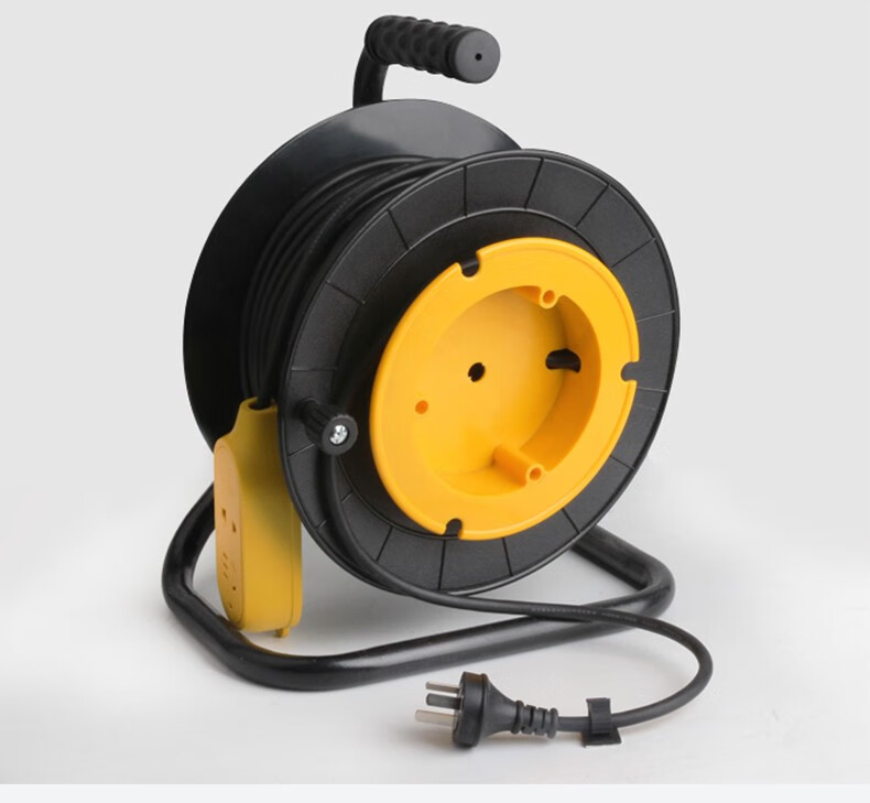 cavince光纤空盘绕线盘新能源电线盘家用220v电线盘 小盘手提/空盘带