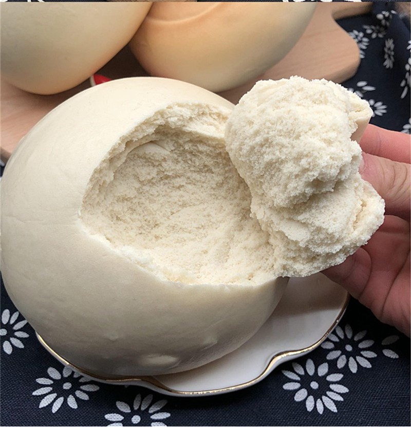 大道公 王哥庄铁锅大馒头 手工馒头 山东青岛崂山特产 老面原味 全麦