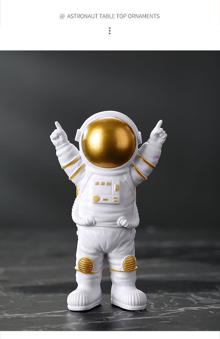 创意宇航员摆件小太空人模型汽车现代家居客厅桌面车载装饰品生日礼物