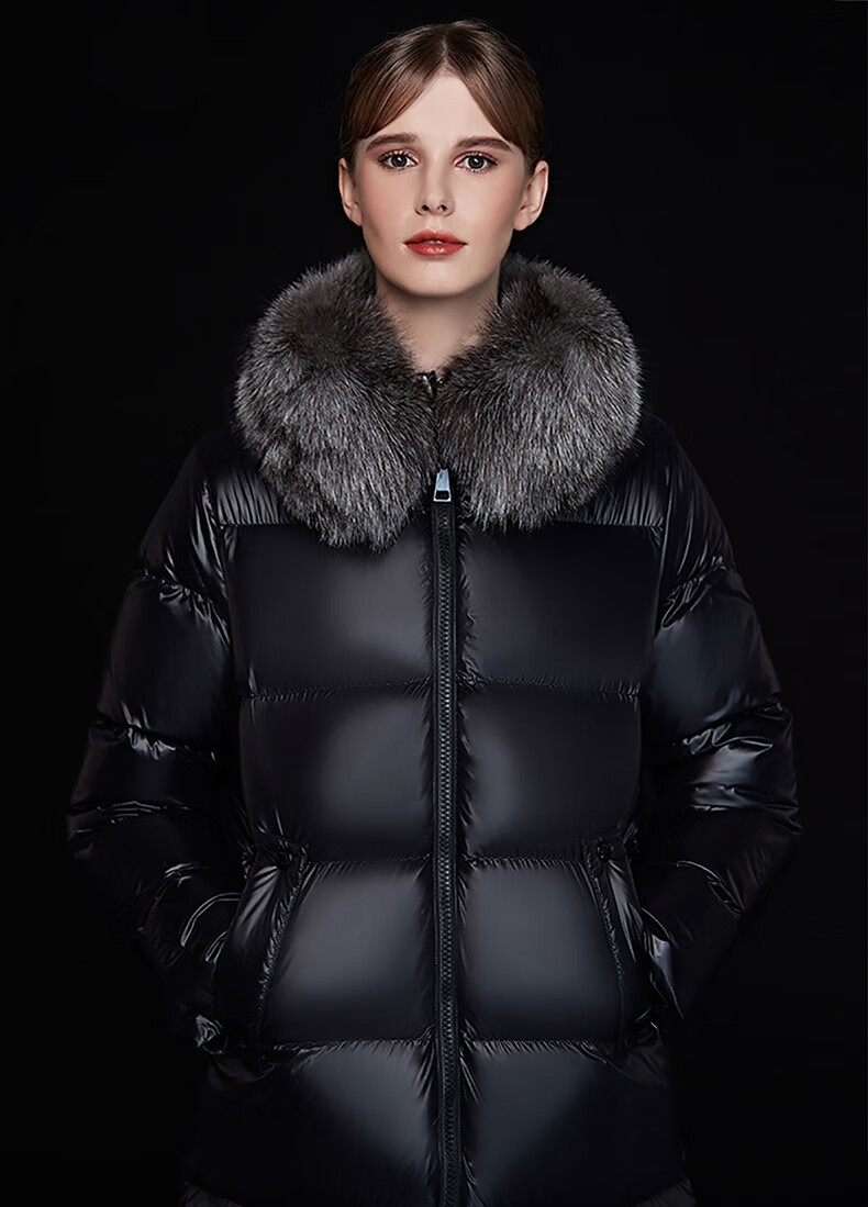 蒙口 羽皇羽绒服女中长款2020冬季新款鹅绒加厚保暖外套过膝长款女装