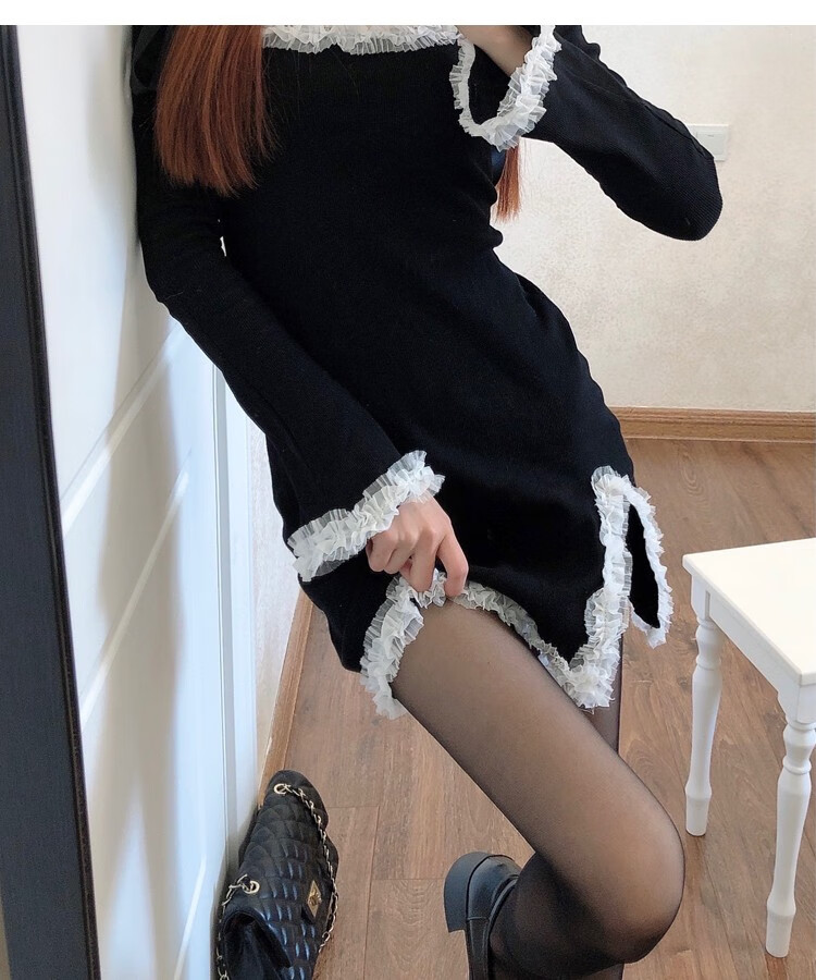 jk袜超薄透肉连裤袜肉色丝袜性感薄防勾丝空姐丝袜长筒纯色黑色均码