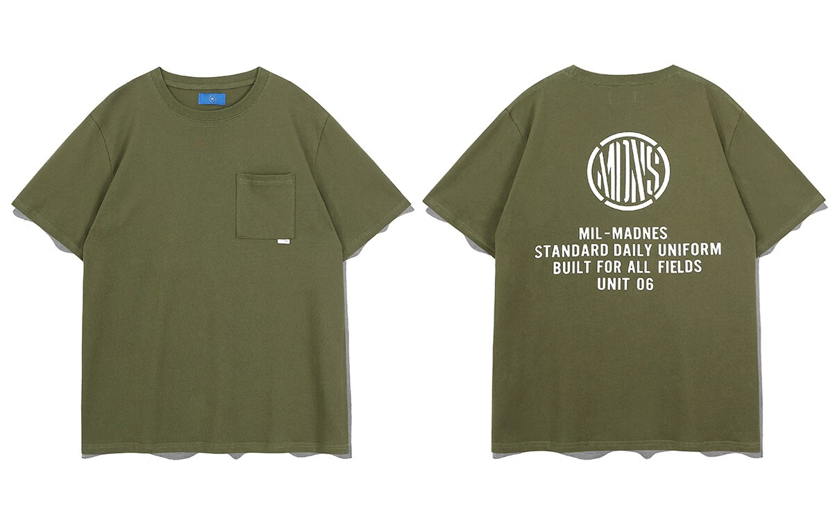 香港潮牌madness夏季mdns新款余文乐纯棉印花短袖t恤男潮ins宽松个性