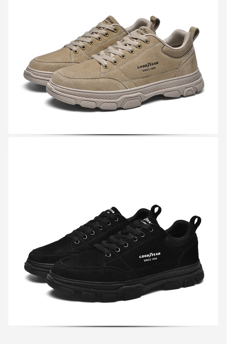固特异goodyear百搭休闲鞋男2020年夏季男鞋旅游鞋透气网面低帮鞋男士