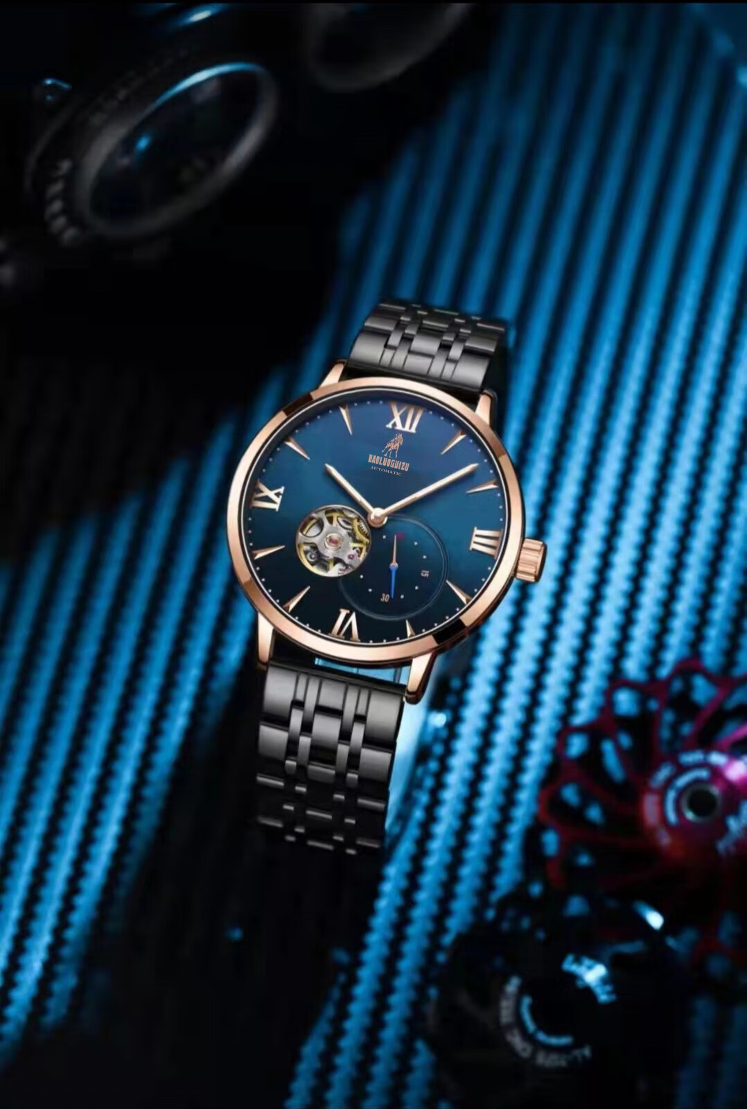 保罗贵族(baoluoguizu) 保罗贵族系列【典雅】男士高端腕表bl8995 间