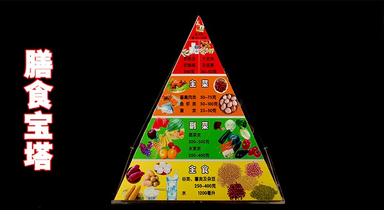 膳食宝塔教学模型食物交换份模型 中国居民膳食平衡宝塔金字塔健康