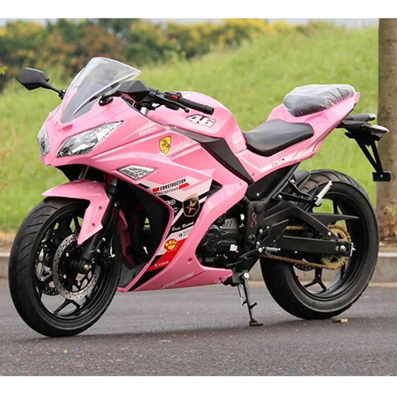 纯色小忍者摩托车双缸400cc水冷大排量跑车机车国四电喷abs版 隼系列