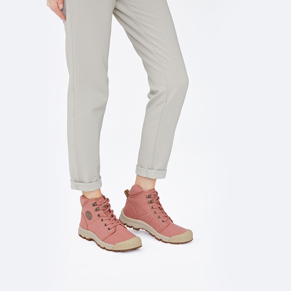 aigle艾高tenerelightw女士高帮橡鞋休闲鞋女鞋花蕊粉t025k35